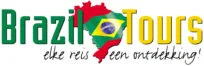 Logo van Brazil Tours met slogan.